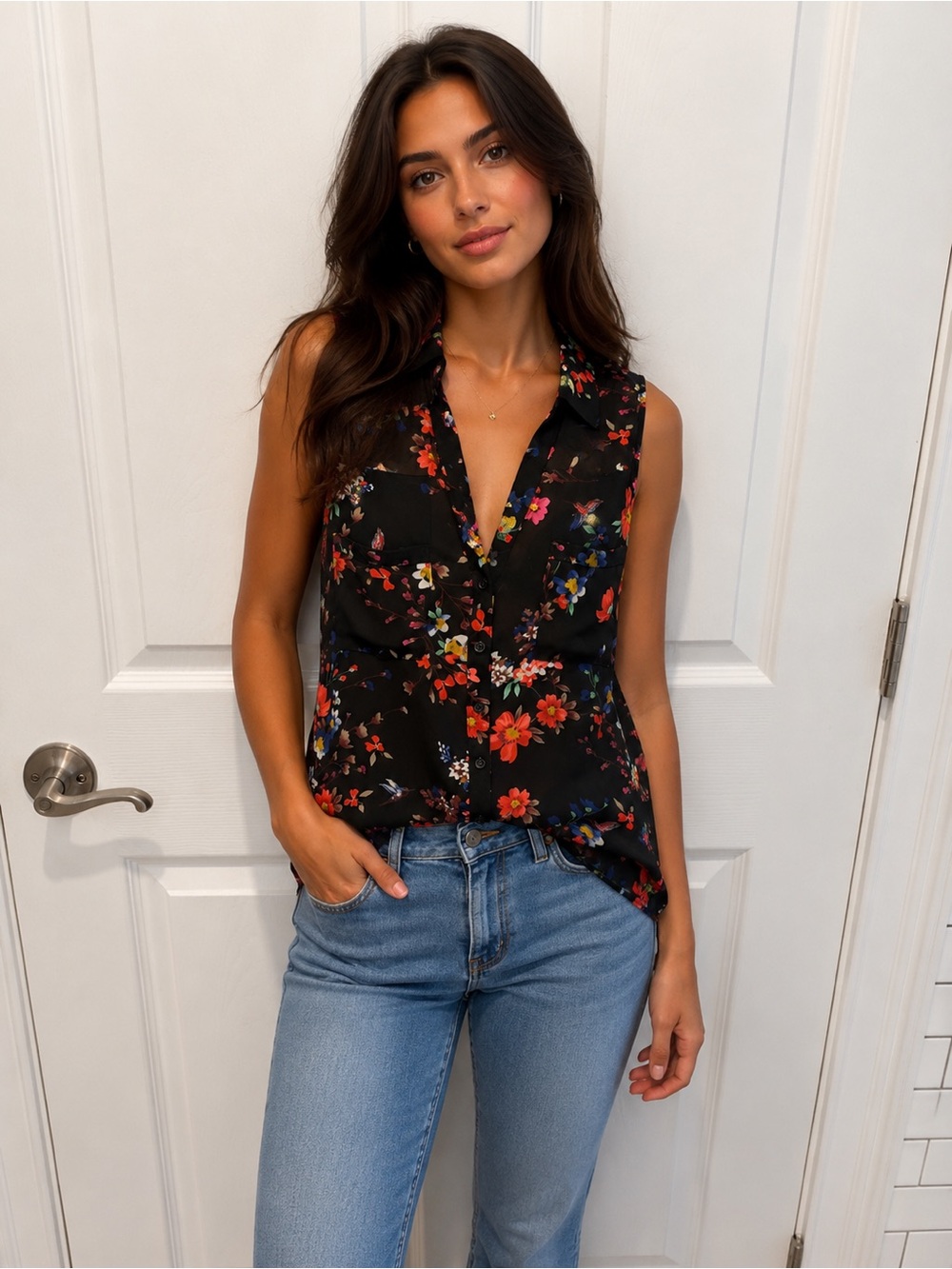 Express Button Down Tank